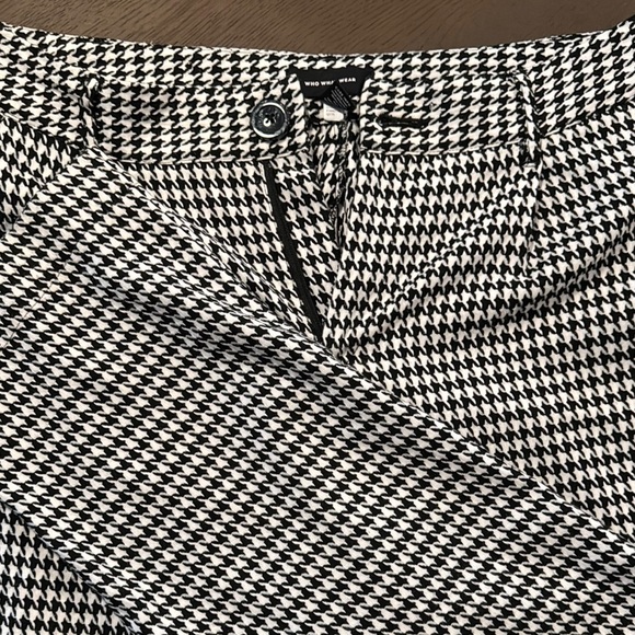 Who What Wear Monochrome Houndstooth Trousers - Picture 1 of 4